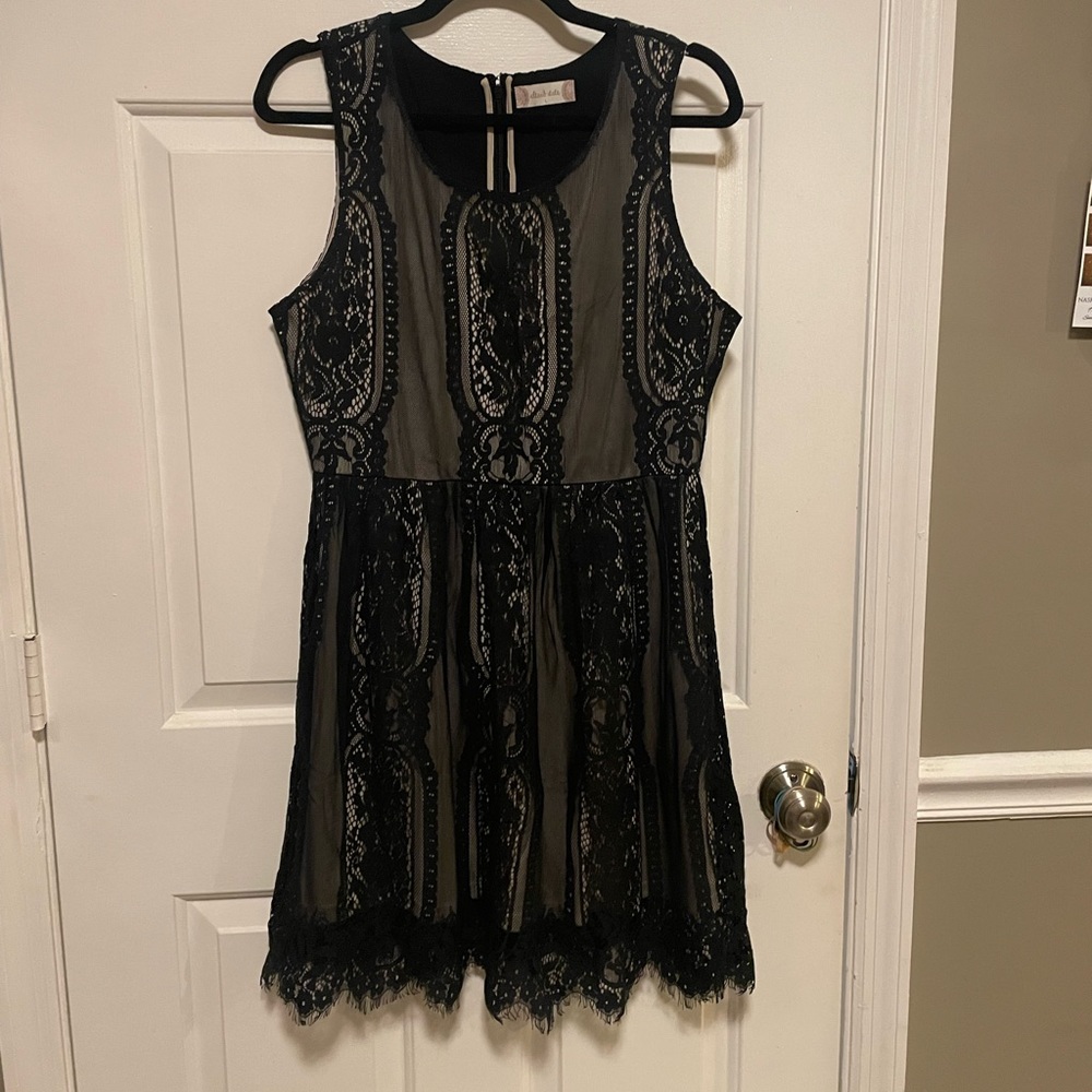 Altard State Black Lace Dress